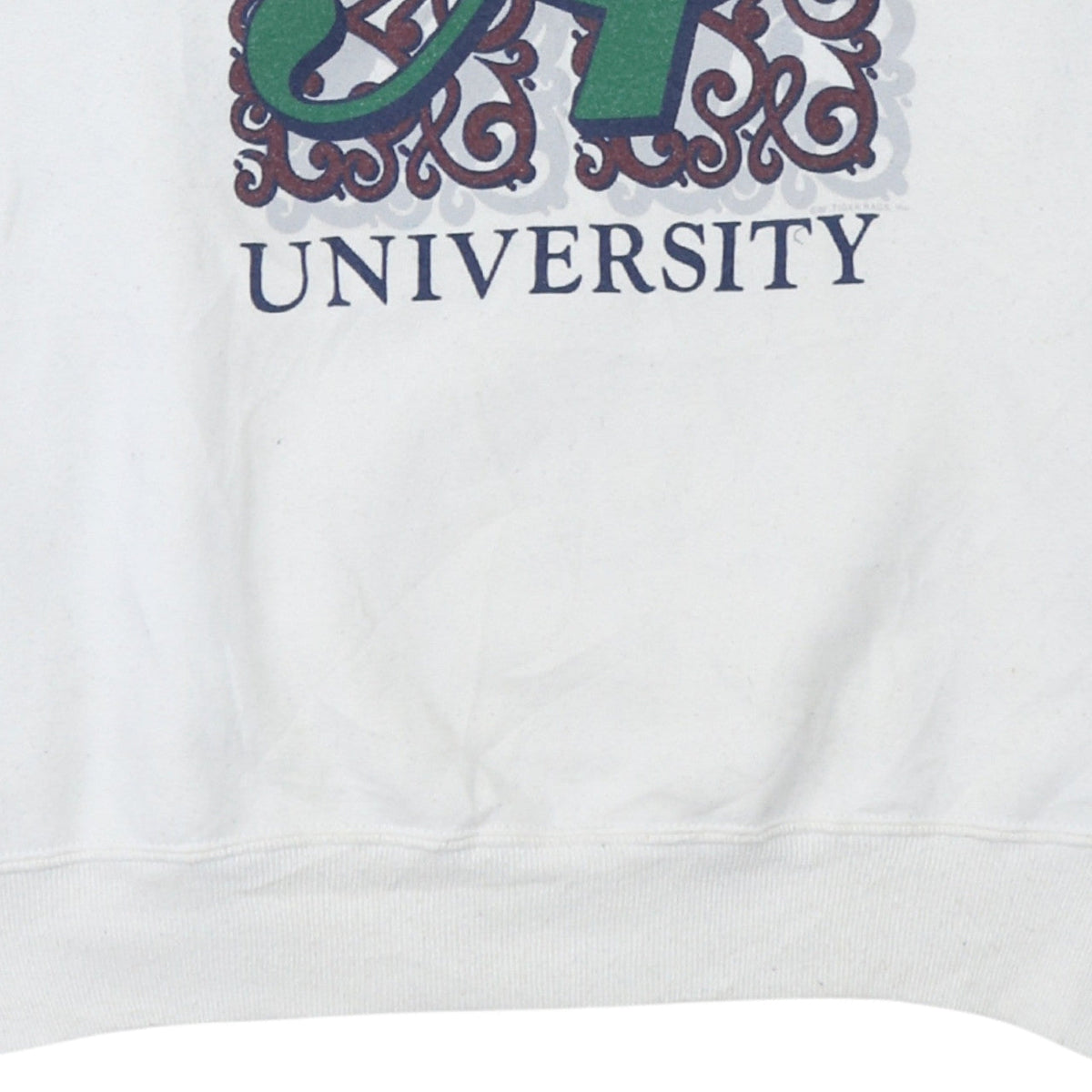 Russell Athletic Men's White Auburn University XL Pullover Sweatshirt