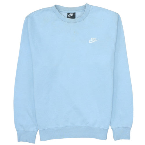 Nike Men's Blue Pullover Crew Neck Sweatshirt Size S
