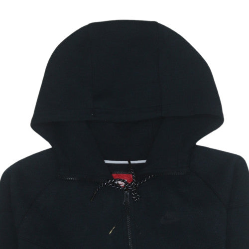 Nike Men's Black Full Zip Hoodie L Sportswear Cotton Blend