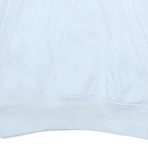 Nike Men's White Pullover Hoodie M Logo Fleece Sportswear