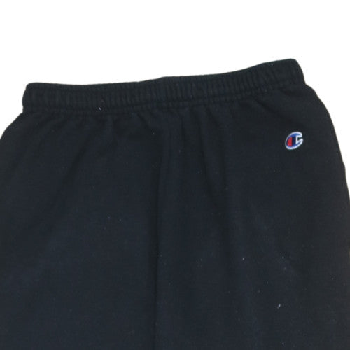 Champion Men's Black Fleece Sweatpants M Relaxed Fit Activewear