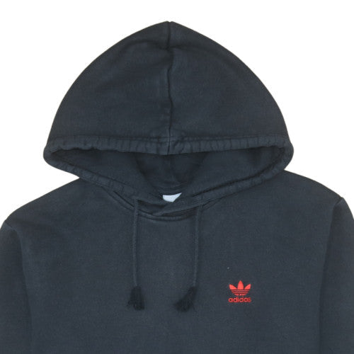 Adidas Men's Black Pullover Hoodie Medium Logo Fleece Sweatshirt