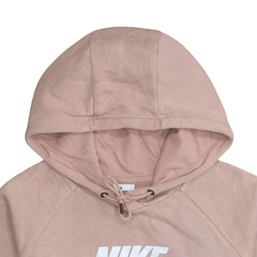 Nike Women’s Pink Pullover Hoodie Medium Cotton Blend Casual