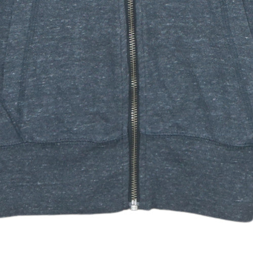 Nike Women's Grey Full Zip Hoodie XS Cotton Blend Sportswear