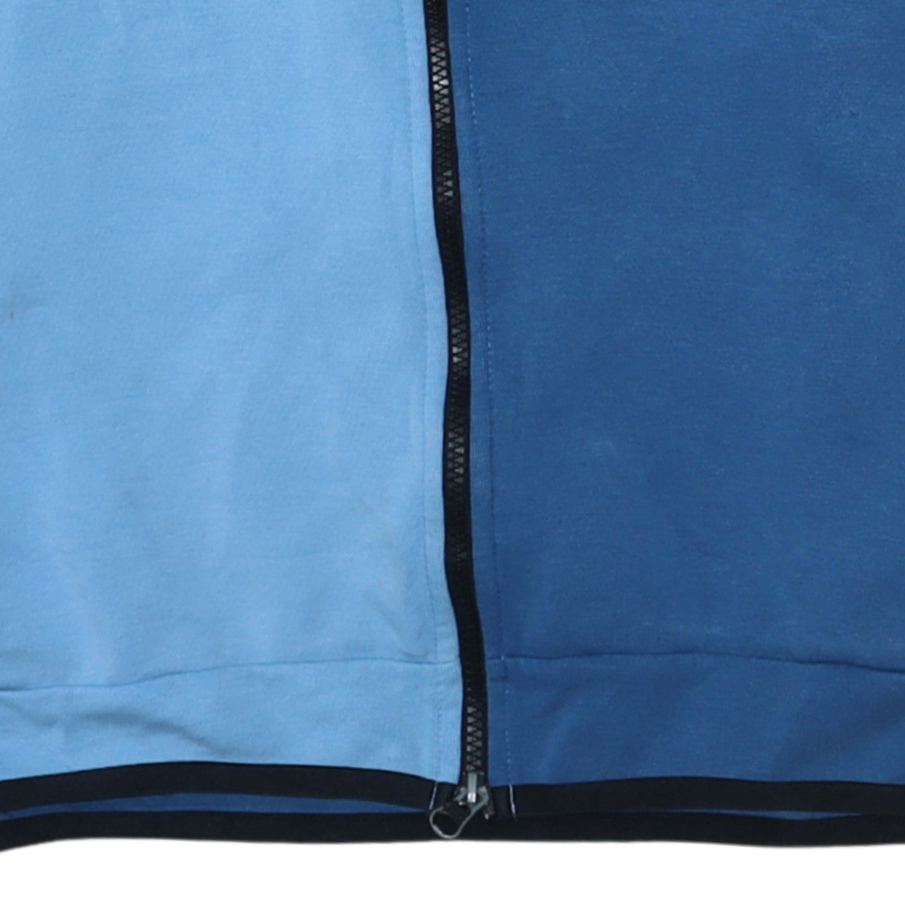 Nike Men's Blue Full Zip Hoodie M Sportswear Graphic Cotton Blend