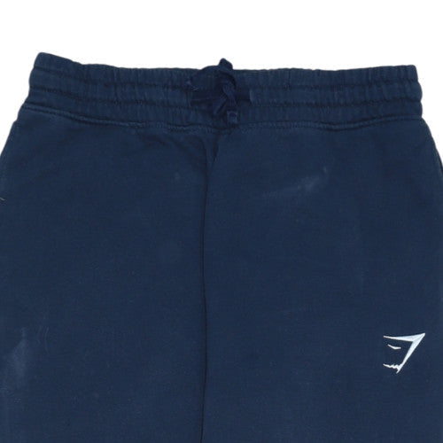 Gymshark Men Blue Slim Fit Jogger Trousers Size S