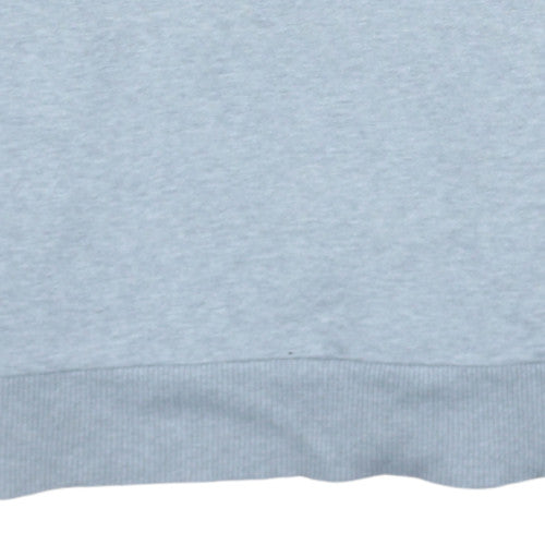 Tommy Hilfiger Men's Grey 1/4 Zip Sweatshirt Small Logo Classic Fit