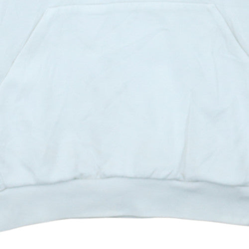 Le Coq Sportif Men's White M 1/4 Zip Hoodie Pullover Fleece