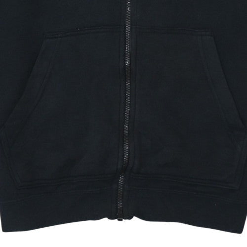 Nike Men's Black Full Zip Hoodie Size S Cotton Blend
