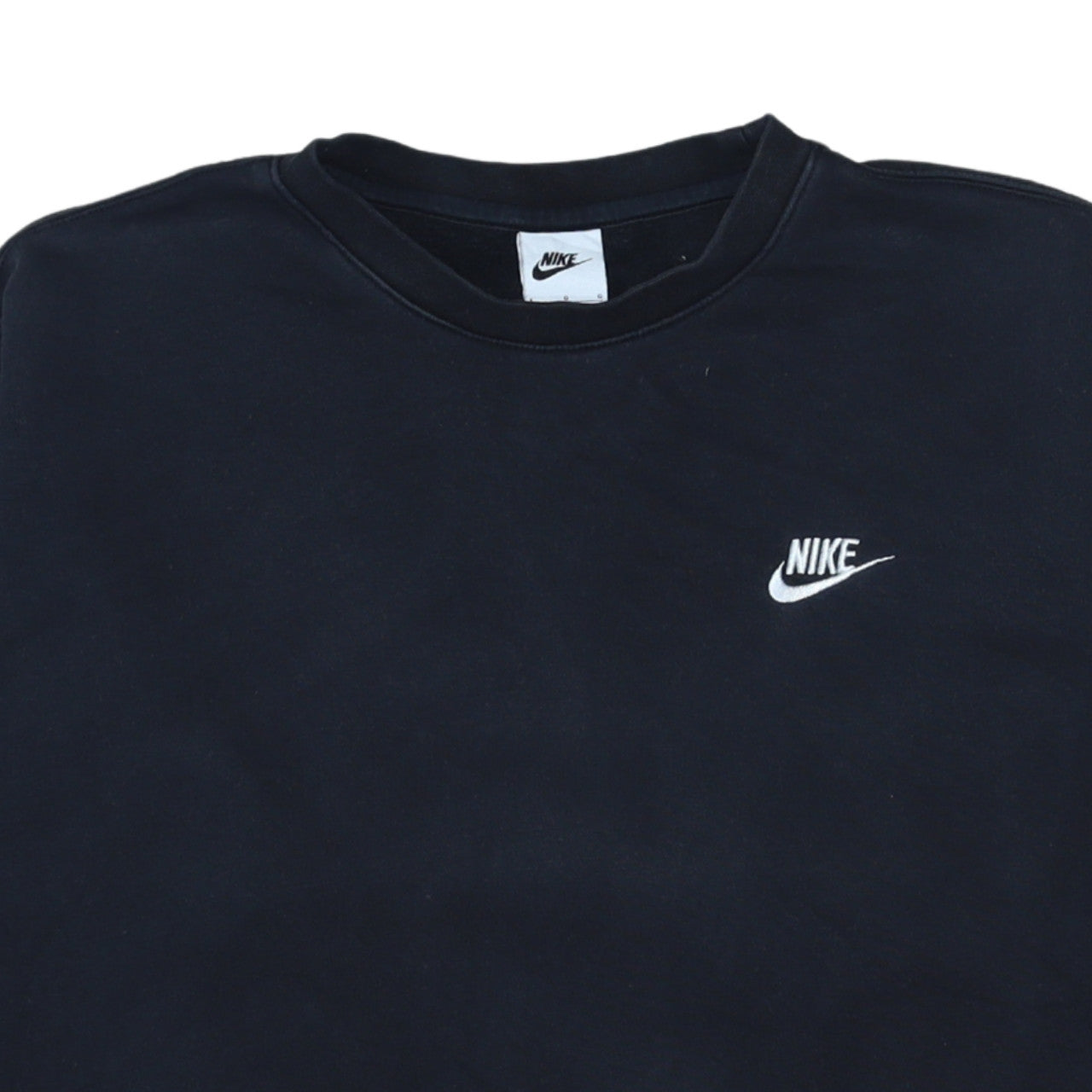 Nike Mens Black L Crew Neck Pullover Sweatshirt