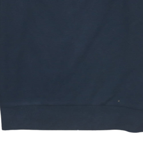 Hugo Boss Men's Blue Logo Crew Neck Sweatshirt Size L
