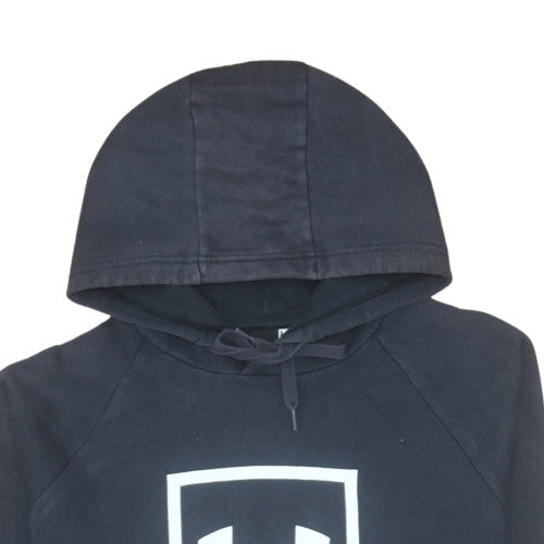 Under Armour Men's Black XL Pullover Hoodie with Logo Print