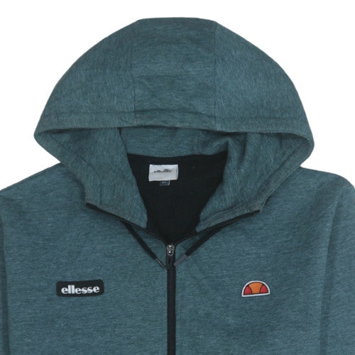 Ellesse Men's Green Full Zip Hoodie Size L Sportswear