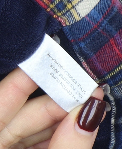 Bar Harbour Men’s Multicoloured Checked Flannel Lined XL Jacket