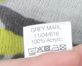 M&Co Women’s Grey Animal Print Acrylic Jumper UK12
