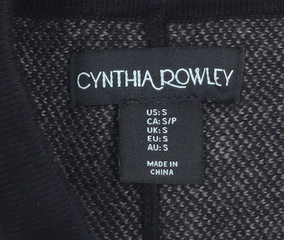 Cynthia Rowley Women's Black A-Line Stretch Knit Skirt Size S