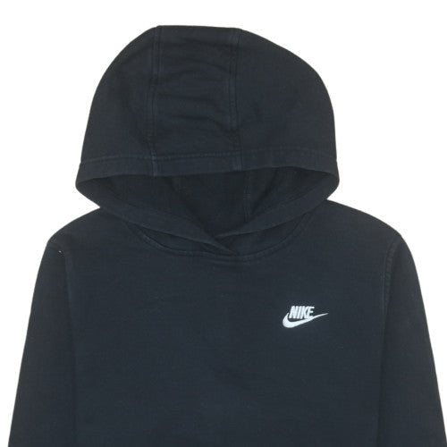 Nike Boys Black Pullover Hoodie L 147-158cm Fleece Sweatshirt