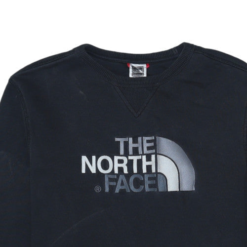 The North Face Men's Black Cotton Crew Neck Pullover Sweatshirt L