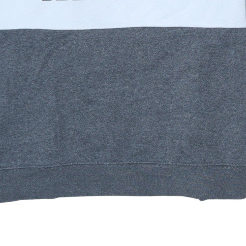 Nike Mens Grey Long Sleeve Crew Neck Pullover Sweatshirt L