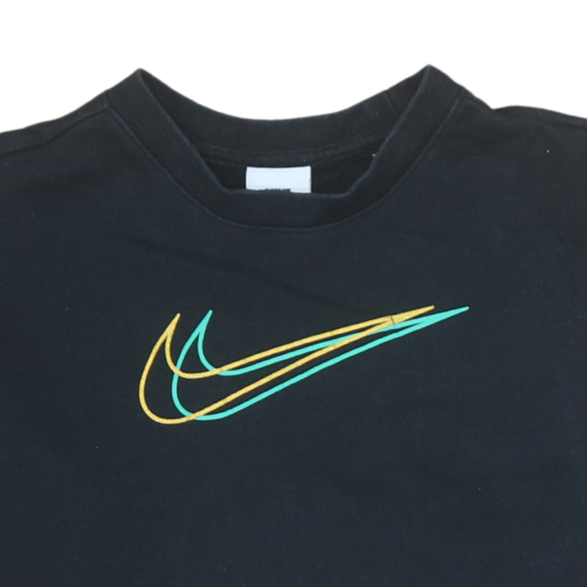 Nike Boys Black Pullover Sweatshirt M 11-12 Years Graphic Logo Crew Neck