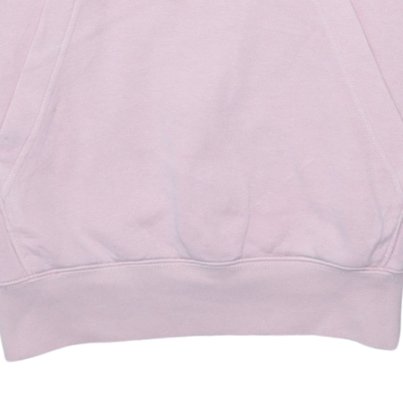 Nike Womens Pink Pullover Hoodie XS Cotton Blend Logo Sweatshirt