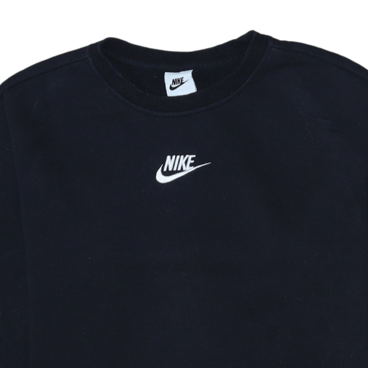 Nike Boys Black Crew Neck Pullover Sweatshirt 146cm