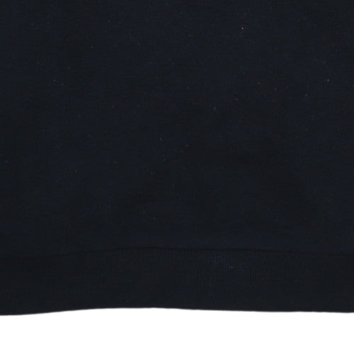 Guess Men's Black Crew Neck Sweatshirt Size M Cotton Blend