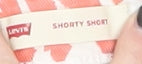 Levi's Girls Multicoloured 8 Years Denim Shorty Shorts Tie-Dye Cotton Blend