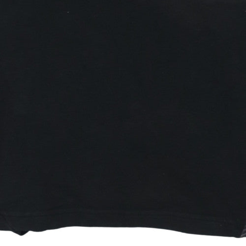 Puma Men Black M 1/2 Zip Hoodie OM Uber Eats Logo Hoodie