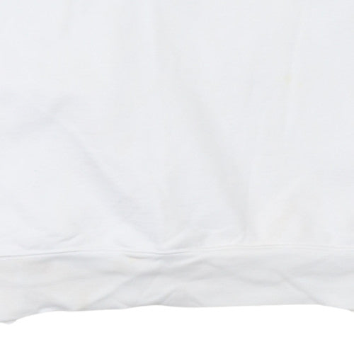 Levi's Men's White 2XL Relaxed Fit Crew Neck Graphic Sweatshirt