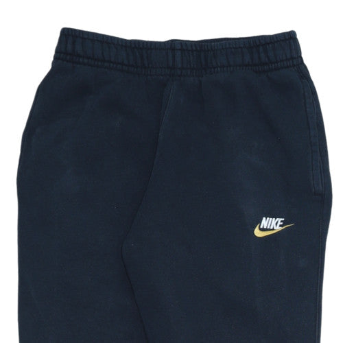 Nike Men's Black XS Jogger Trousers Fleece Cotton Blend