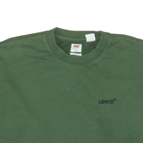 Levi's Men's Green XS Relaxed Crew Neck Sweatshirt