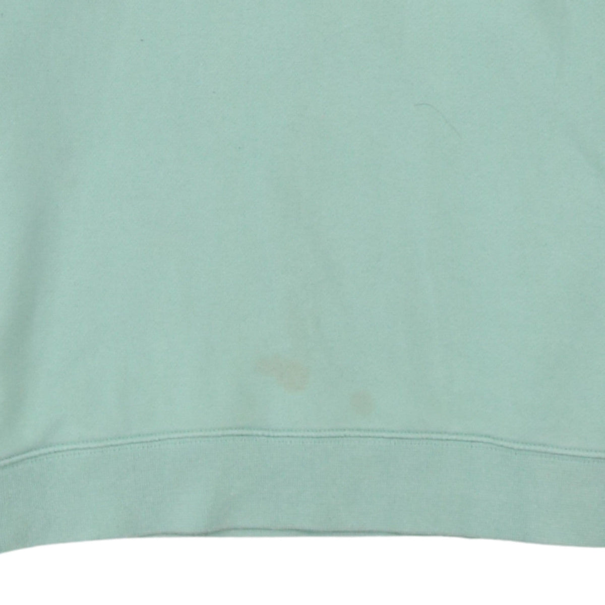 Adidas Women Mint Green Cropped Hoodie UK 10 Cotton Pullover