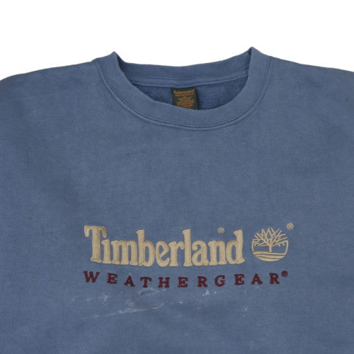 Timberland Men's Blue XL Pullover Sweatshirt Logo Outdoor