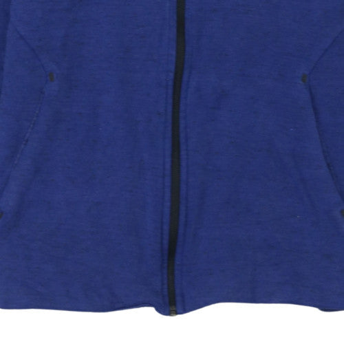 Nike Men's Blue Full Zip Hoodie Size M Lightweight Sportswear