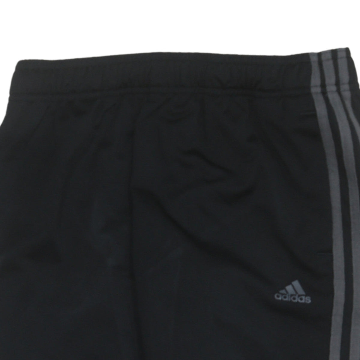Adidas Boys Black Track Pants S Elastic Waist Jogger Trousers