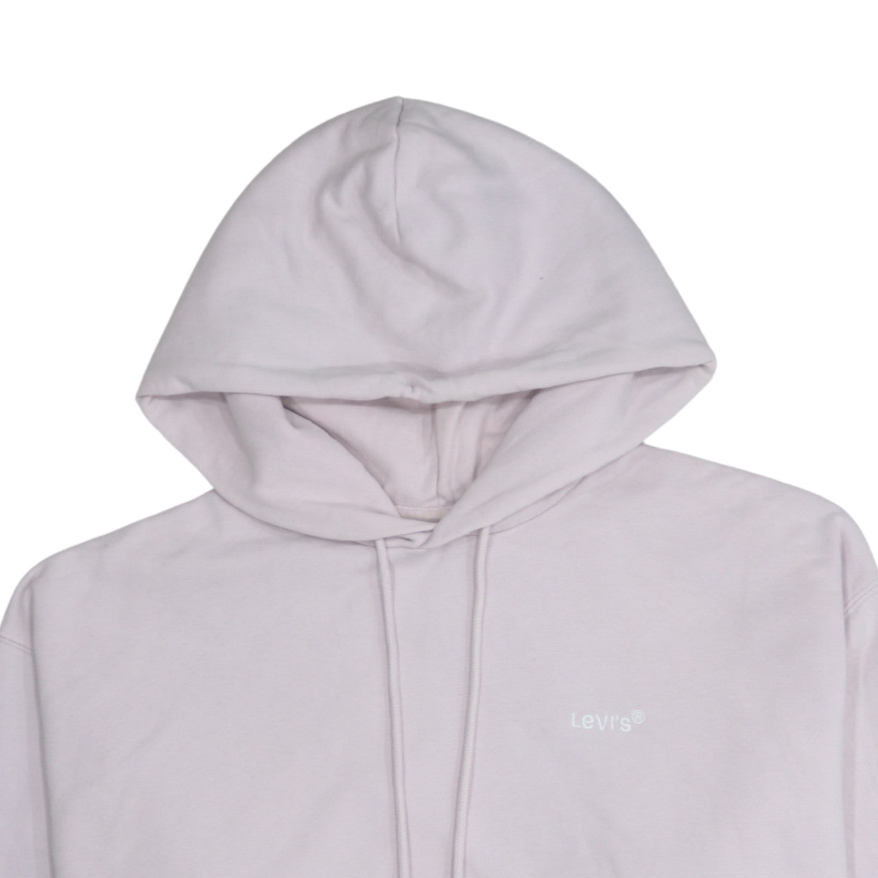 Levi's Women Pink Relaxed Pullover Hoodie Size L Cotton Blend