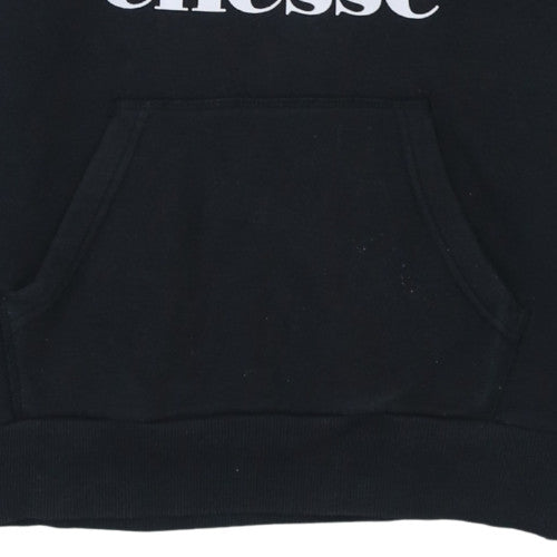 Ellesse Boys Black & Grey Pullover Hoodie Sweatshirt Size 10-11 Years