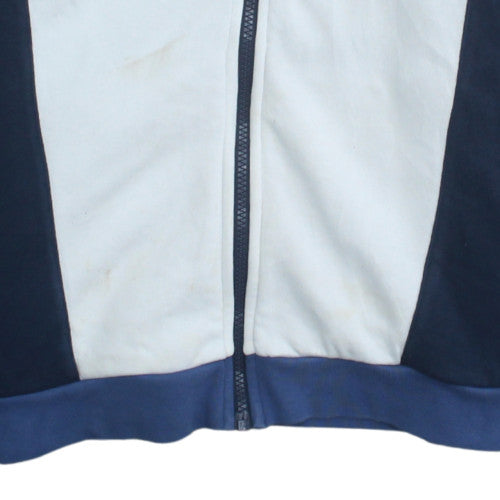 Nike Boys Blue Full Zip Hoodie XL Fleece Colourblock Sportswear