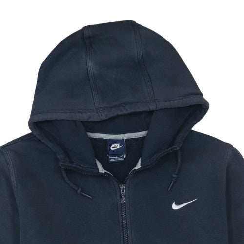 Nike Men's Blue Full Zip Fleece Hoodie L Regular Fit