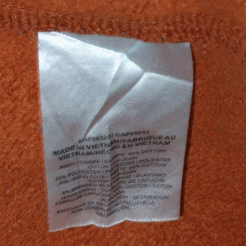 Nike Men's Brown Pullover Hoodie Small Fleece Sportswear