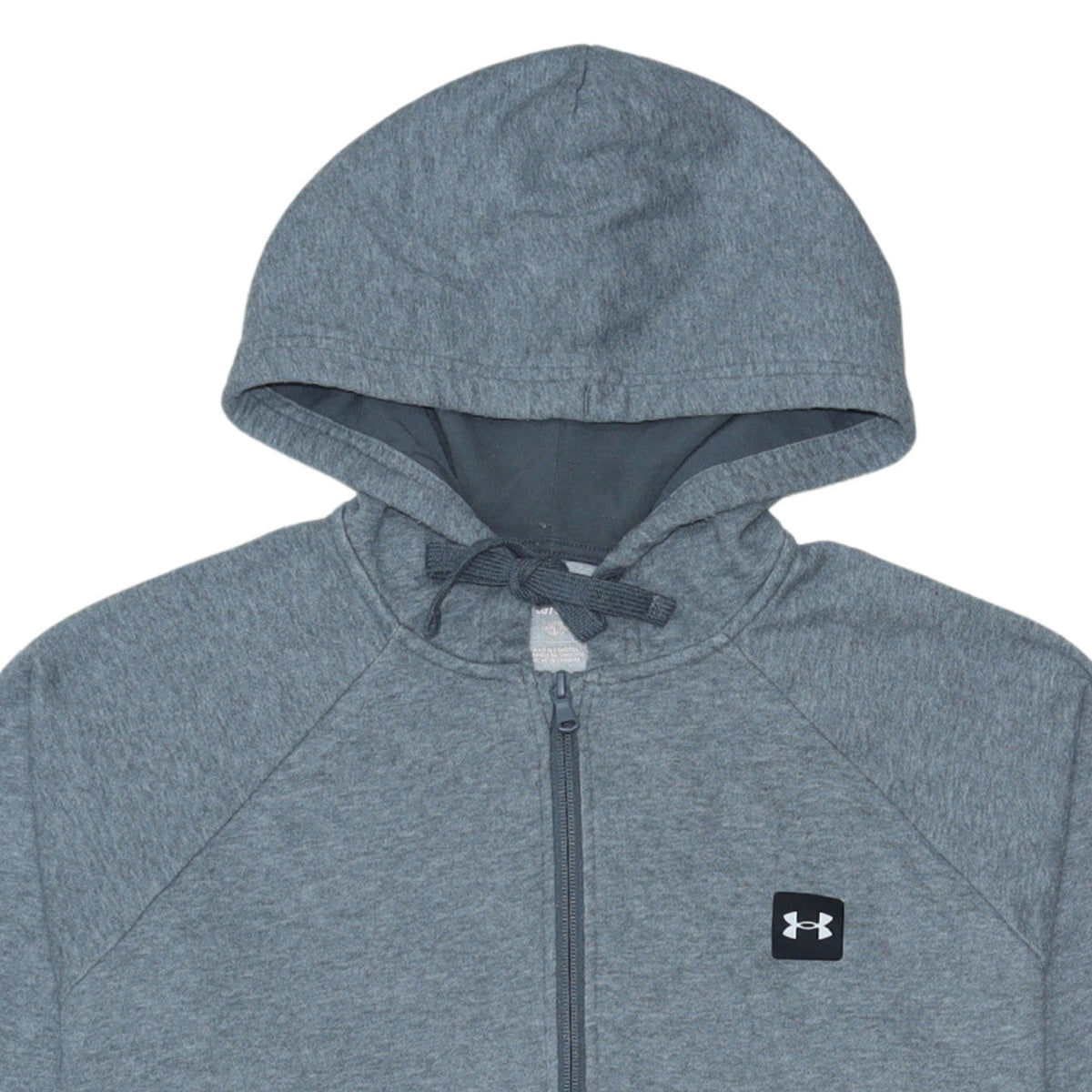 Under Armour Mens Grey 1/2 Zip Hoodie Size L Lightweight Sportswear
