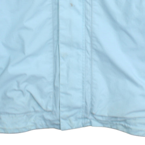 Human Nature Men's Blue 2XL Waterproof Hooded Parka Jacket