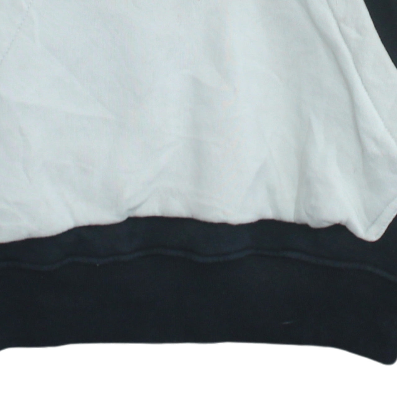 Bibombs Men's Black & White Embroidered Tiger Pullover Hoodie Size S