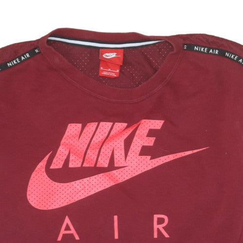 Nike Air Men's Burgundy Red Crew Neck Sweatshirt M