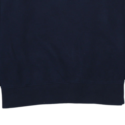 Tommy Hilfiger Women Navy Blue XL Crew Neck Pullover Sweatshirt