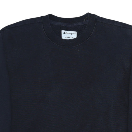 Champion Women's Black Small Pullover Sweatshirt Organic Cotton