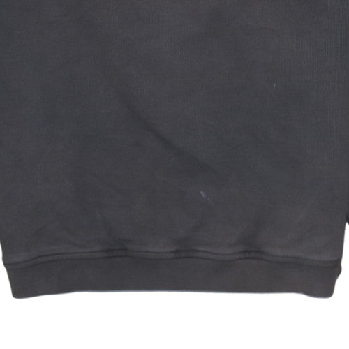 Nike Women Black Medium Pullover Sweatshirt Cotton Blend