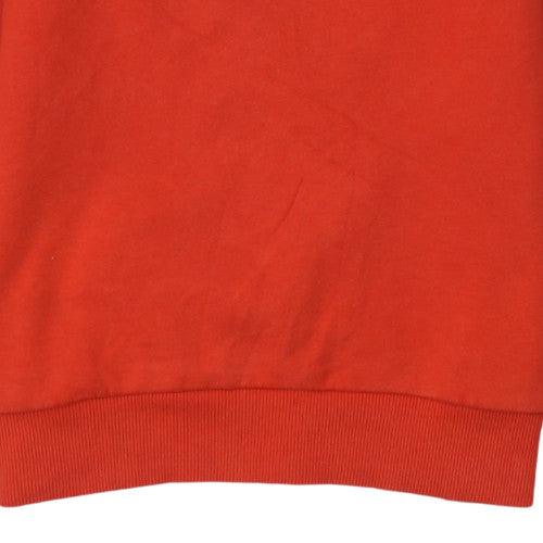 Calvin Klein Jeans Men's Red Crew Neck Logo Sweatshirt Size S