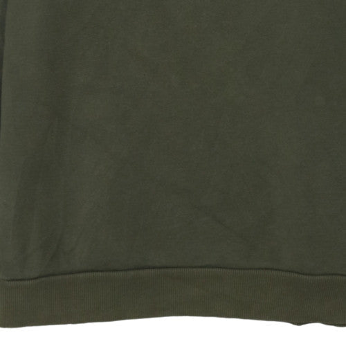 Puma Boys Green Logo Sweatshirt 14 Years Crew Neck Fleece Pullover